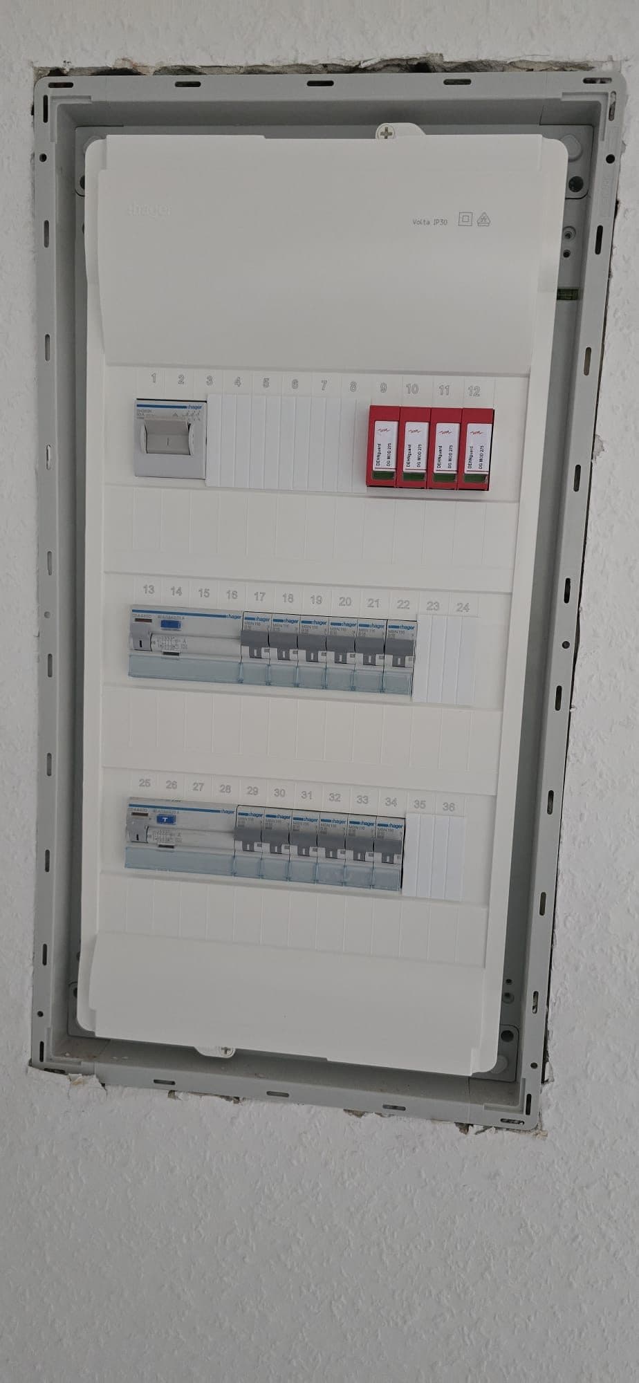 Zählerschrank Hager: Verdrahtung → fertig montiert — Elektro, NRW · Deutschland · Trust NordBau